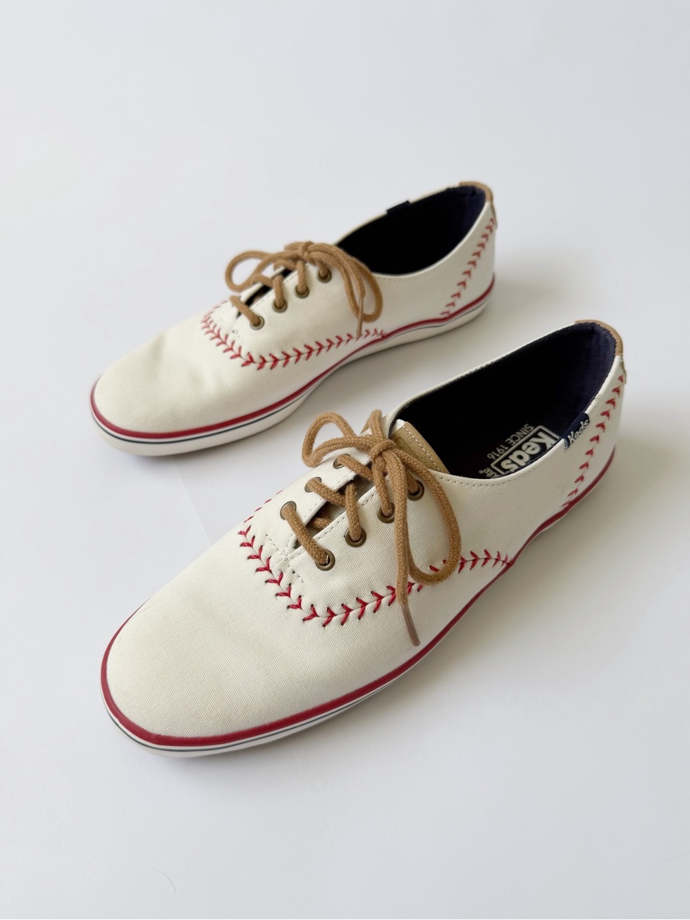 Keds x Dairy Queen Baseball Stitch Canvas Sneakers Womens Lace Up Shoe